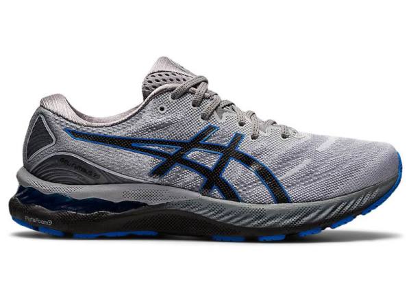 Asics Hardloopschoenen Heren, GEL-NIMBUS Grijs/Blauw - Asics Outlet Online | B7106538-WK